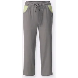 Sieh an! 7/8-Hose Freizeithose Grau 40