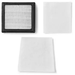 Nedis Ersatz-Aktiv HEPA Filter - Ersatz für: Nilfisk - Schwarz / Weiss