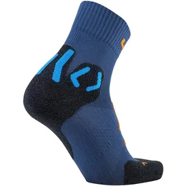 Uyn Trekkingsocken Approach Mid Herren blue/orange/greymelange 45-47
