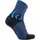 Uyn Trekkingsocken Approach Mid Herren blue/orange/greymelange 45-47
