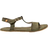 El Naturalista SATYA, flache Sandalen für Damen, Khaki, Größe 40