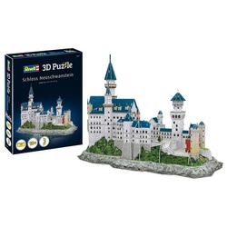 Revell® 3D-Puzzle 3D Puzzle, Schloss Neuschwanstein, 121 Teile, ab 10 Jahren, 121 Puzzleteile bunt