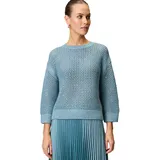 Zero Grobstrickpullover mit Glitzer 36, BlueSilver | 36