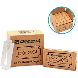 Chinchilla Rasierklingen für Rasierhobel 50 St.