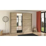 INOSIGN »Navara Kleiderschrank mit Spiegel Wäscheschrank Garderobe« Kleiderschrank mit Spiegel, FSC®-zertifiziert, 242,5x215,5x61cm