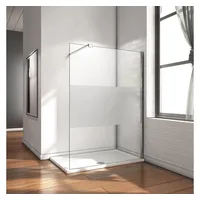 Aloni Walk-In-Dusche mit 100 x 200 cm beige Sicherheitsglas