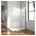 Walk-In-Dusche mit 100 x 200 cm beige Sicherheitsglas