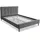 Homestyle4u Polsterbett 180 x 200 cm Grau