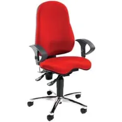 TOPSTAR Fitness-Drehstuhl Sitness 10 rot SI59U G21 mit Armlehnen