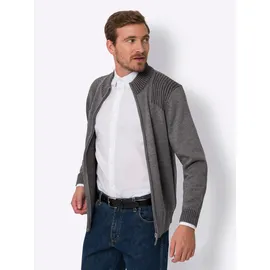 Classic Dog Strickjacke Langarm grau 50