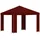vidaXL Pavillon 3 x 3 m inkl. 4 Seitenteile Bordeauxrot