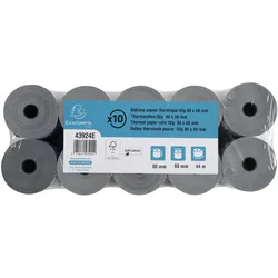Exacompta 43924E 30x Thermorolle 52g 80x60mm, für Waagen, Safe Contact - Weiß