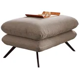 KAWOLA Hocker CHARME Hockerbank Cord taupe