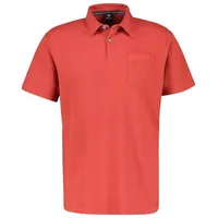 LERROS Poloshirt in sportiver Waffelpiquéqualität » Deep Coral Red - M