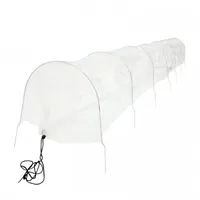 Grindi - Gewächshaus Foliengewächshaus mit PE Folie - Transparent, 45x30x300 cm - Gewächshaus Klein Garten Balkon Winterfest Tomatenhaus für Optimales Pflanzenwachstum - Adiago