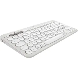 Logitech Pebble 2 Combo (DE, Kabellos), Tastatur, Weiss
