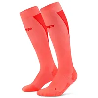 CEP Core Run Ultralight Tall Socken 2er Pack Rot/Orange L