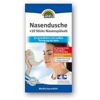 SUNLIFE Nasenspülsalz und Sunlife Einkaufswagenchip (60+10 Sticks mit Nasendusche)