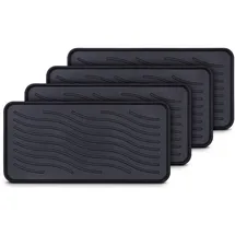 BestLivings Schuhabtropfschale 38 x 78 cm Schwarz