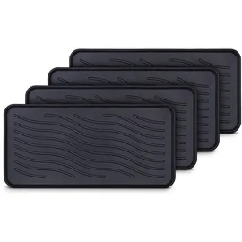 BestLivings Schuhabtropfschale 38 x 78 cm Schwarz