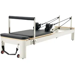 VEVOR Pilates Reformer mit Widerstand Maschine Heim-Fitnessstudio Aluminium