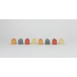 r√§der design Mini-Häuschen Steinzeug Glücksbringer von räder design mit Grußbootschaft Mitbringsel 2,5x3,5 - Du & Ich
