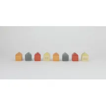 r√§der design Mini-Häuschen Steinzeug Glücksbringer von räder design mit Grußbootschaft Mitbringsel 2,5x3,5 - Du & Ich