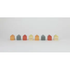 r√§der design Mini-Häuschen Steinzeug Glücksbringer von räder design mit Grußbootschaft Mitbringsel 2,5x3,5 - Du & Ich