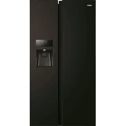 HAIER HSR5918DIPB SBS 90 SERIE 5 Side-by-Side (511 l, D, 1775 mm hoch, Schwarz Matt)