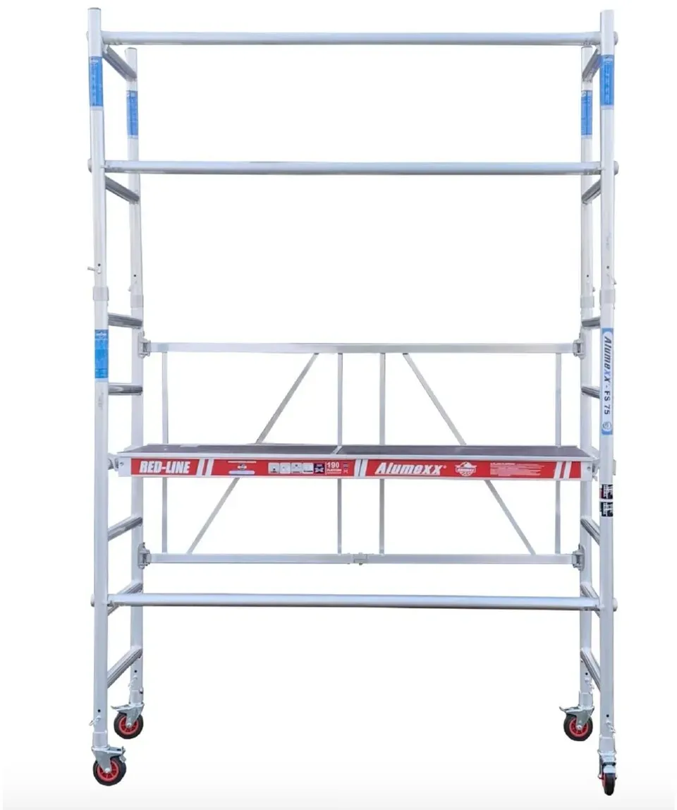 Alumexx RED-Line - Fahrgerüst/Faltgerüst Arbeitshöhe bis 3,8 m
