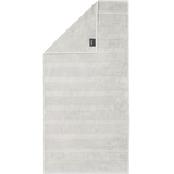 CAWÖ Noblesse2 Uni 1002 Handtuch 50 x 100 cm platin