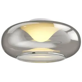 LUCANDE Mijo Deckenleuchte Smoke/Chrome - Schlafzimmer - 19.5