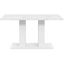 Okwish Ausziehtisch 70 x 75 x 180 cm weiß