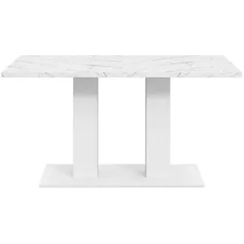 Okwish Ausziehtisch 70 x 75 x 180 cm weiß