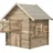 Swingking Spielhaus Louise 120 x 120 160 cm Natur (7850000)