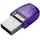 Kingston DataTraveler microDuo 3C USB-Stick Retail 64 GB Edelstahl, Violett DTDUO3CG3/64GB USB-A (USB 3.2 Gen 1), USB-C®