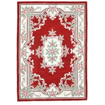 THEKO Ming Handtuftteppich 190 x 290 cm Rot