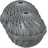 Relaxdays Waschball 2er Set grau