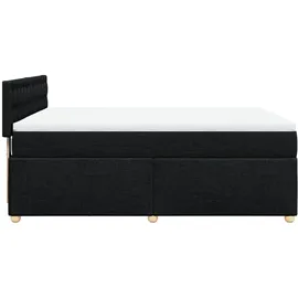 vidaXL Boxspringbett 140 x 200 cm Schwarz