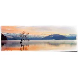 Poster REINDERS "Wanaka See Aussicht", bunt (farbe bild(er): mehrfarbig), B:158cm H:53cm, Papier, Bilder