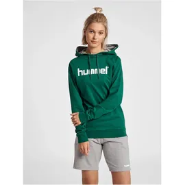 hummel GO Baumwoll Logo Hoodie Damen evergreen S