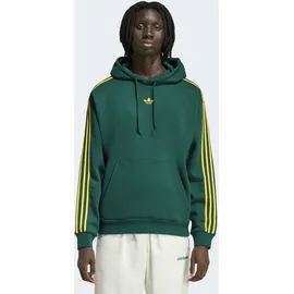 adidas Hoodie Tipped Stripes Collegiate Grün L