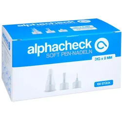 Alphacheck soft Pen-nadeln 31 Gx8 mm