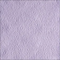 Ambiente 15 Servietten Papier 33x33cm 3-lagig - Einweg Papierservietten mit Ornamenten geprägt Hochzeit Dinner Gastronomie Party Hochzeitsservietten Helllila
