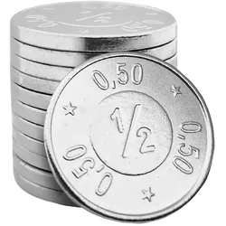 CombiCraft Einkaufswagenmünze 0,50€-Format - 100 Stück