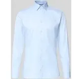 OLYMP No. Six Slim Fit Businesshemd mit Kentkragen, Bleu, 40