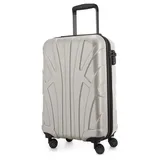 Suitline Handgepäck Koffer 4-Rollen Cabin 55 cm / 34 l matt weiß