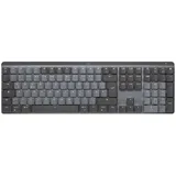 Logitech MX Mechanische kabellose beleuchtete Performance-Tastatur grau