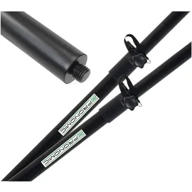 Pronomic Distanzstange/Distanzrohr M20 Stahl 2er Set Schwarz