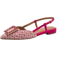 TAMARIS Damen Sling Pump mit Blockabsatz, rosa, 37 EU